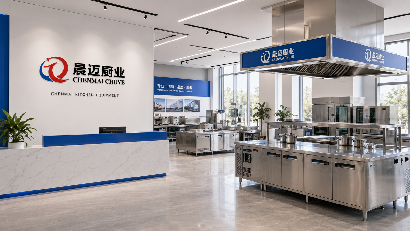 Chenmai professional commercial kitchen equipment showroom